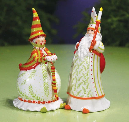 Patience Brewster Santa & Mrs. Claus Salt & Pepper
