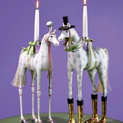 Patience Brewster Anabelle & Arthur Horse Candelabra