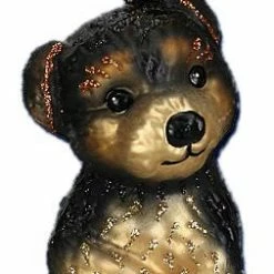 Old World Christmas Yorkie Puppy Ornament