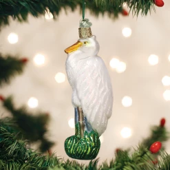 Old World Christmas Great Egret Ornament