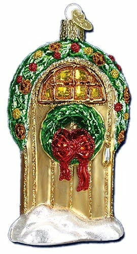 Old World Christmas Welcome Holiday Door Ornament
