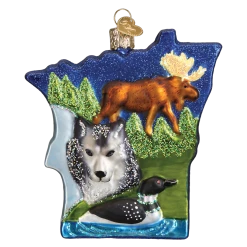 Old World Christmas State Of Minnesota Ornament