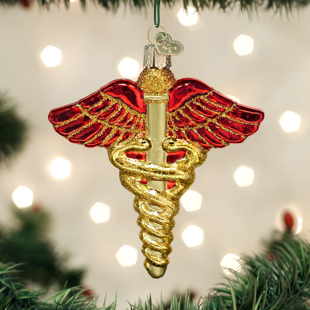 TheHolidayBarn.com Medical Symbol Ornament Christmas