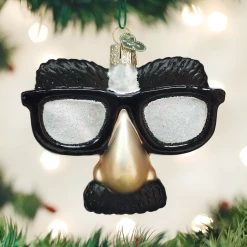Old World Christmas Funny Face Glasses Ornament