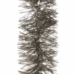 ShiShi Christmas Antiqued Silver Tinsel Garland