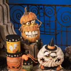 Bethany Lowe Monster Pumpkin With Googly Eyes