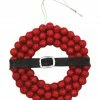 Bethany Lowe Retro Santa Belt Wreath Ornament