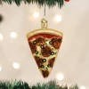 Old World Christmas Pepperoni Pizza Slice Ornament