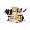Mary Lake-Thompson All Tied Up, Halloween Cats Towel