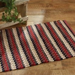 Park Designs Americana Rag Rug New!