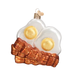 Old World Christmas Bacon And Eggs Ornament