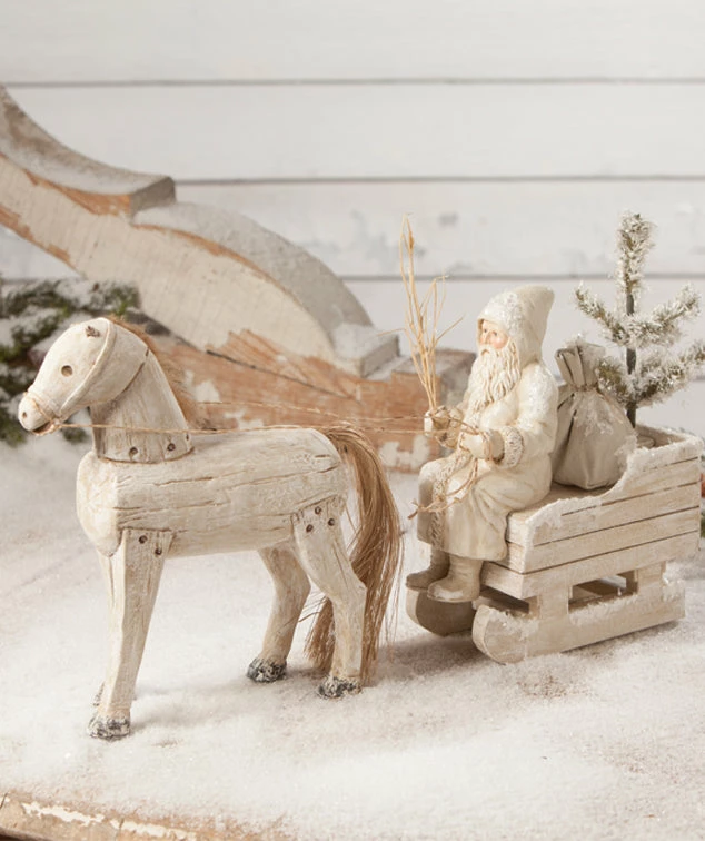 Bethany Lowe Horse Drawn Sled