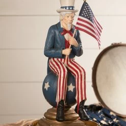 Bethany Lowe New! Uncle Sam On Pedestal