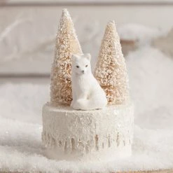 Bethany Lowe Winter Fox On Box