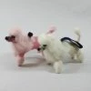 Cody Foster Bouffant Pink & White Poodle Ornaments