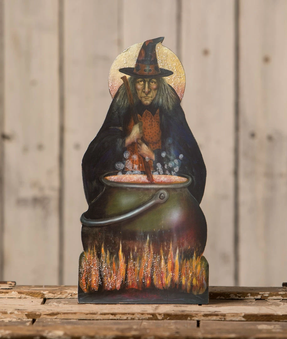 Bethany Lowe Bubble Bubble Toil & Trouble Witch Dummy Board