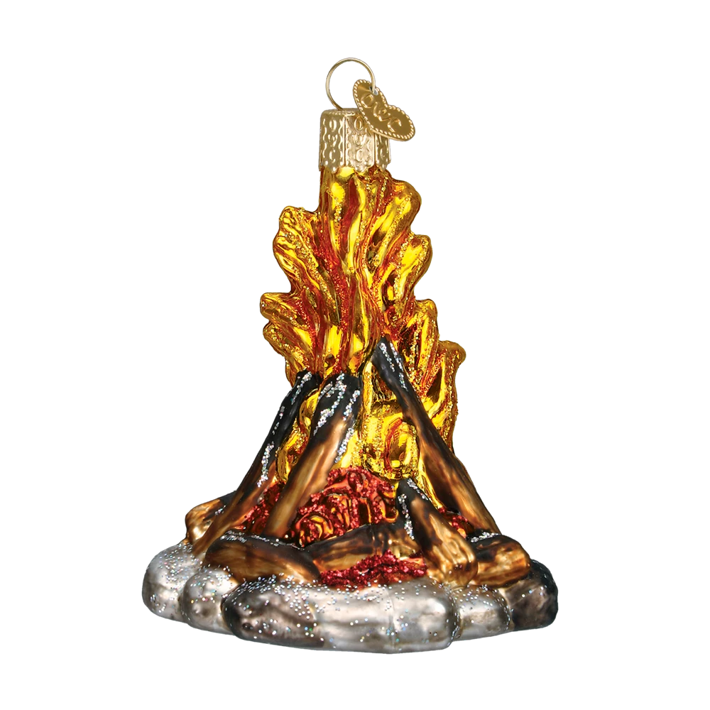Old World Christmas Campfire Ornament