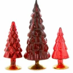 Cody Foster New! Candy Red Glass Trees