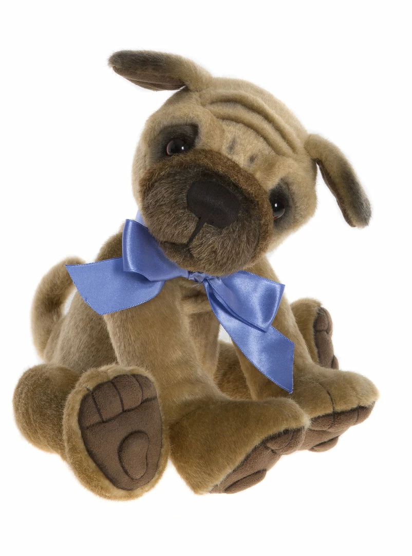 Charlie Bears New! Biscuit Pug Puppy Dog Stuffed Animal