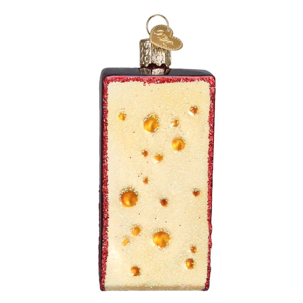 Old World Christmas Cheese Wedge Ornament