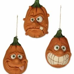 Bethany Lowe Silly Halloween Pumpkin Ornaments New!