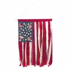TheHolidayBarn.com New! Folk Flag Wall Art