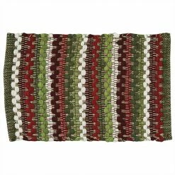 Park Hill Cozy Christmas Cotton Weave Placemats New!