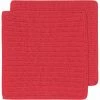 TheHolidayBarn.com Crocheted Dishcloths, Red