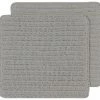 TheHolidayBarn.com Crocheted Dishcloths, Gray
