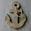 Creative Co-Op Christmas Aged Metal Anchor Sign