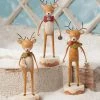 Bethany Lowe New! Dasher, Dancer And Prancer Reindeer Figurines