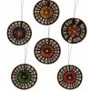 Bethany Lowe Day Of The Dead Rosette Ornaments