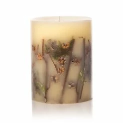 Rosy Rings Evergreen Forest Botanical Candle Christmas