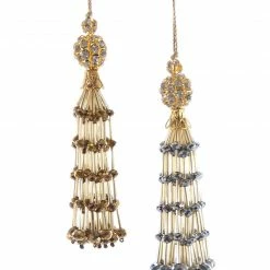 Katherine's Collection Faceted Bead Tassel Ornaments