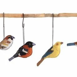Creative Co-Op Felt Bird Ornaments
