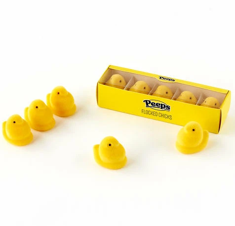 One Hundred 80 Degrees Flocked Peeps New!