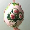 TheHolidayBarn.com New! Pink Flower Bouquet Egg Ornament