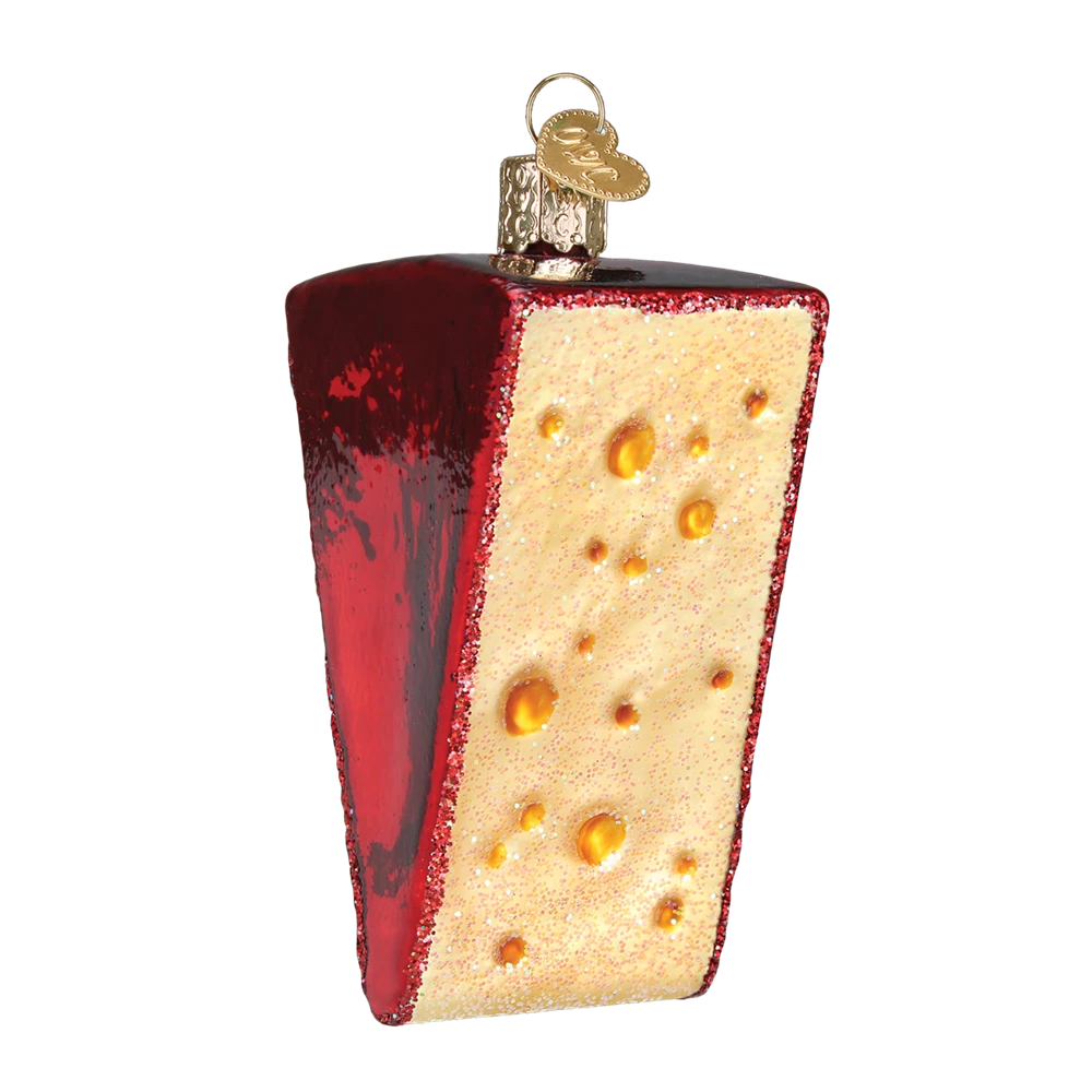 Old World Christmas Cheese Wedge Ornament