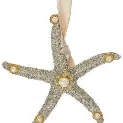 Kurt Adler Christmas Glitter Starfish Ornament