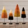 Bethany Lowe Hand-Dyed Halloween Bottle Brush Trees