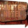Sunstar Halloween Haunted Hotel Sign