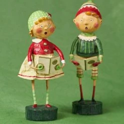 Henry And Holly Come Caroling Figurine, Lori Mitchell