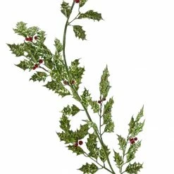 Katherine's Collection Holly Berry Glitter Garland