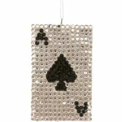 Cody Foster Jeweled Ace Of Spades Ornament