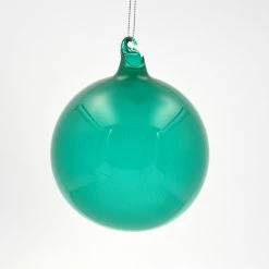 Winward Jim Marvin Lichen Green Bubblegum Glass Ornaments New!