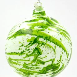 Winward Jim Marvin Green Mint Carly Glass Ball Ornaments New!
