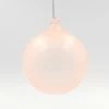 Winward Jim Marvin Pink Linen Bubblegum Glass Ornaments, 120mm New!