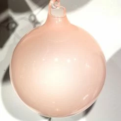 Winward New! Jim Marvin Pink Linen Bubblegum Glass Ornaments