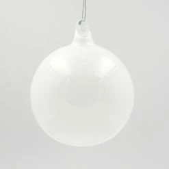 Winward Jim Marvin Snow White Bubblegum Glass Ornaments