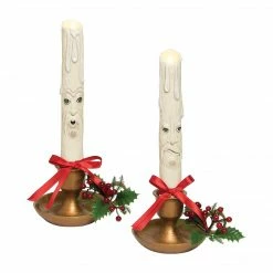 Joe Spencer New! Jingle & Jangle Candlesticks
